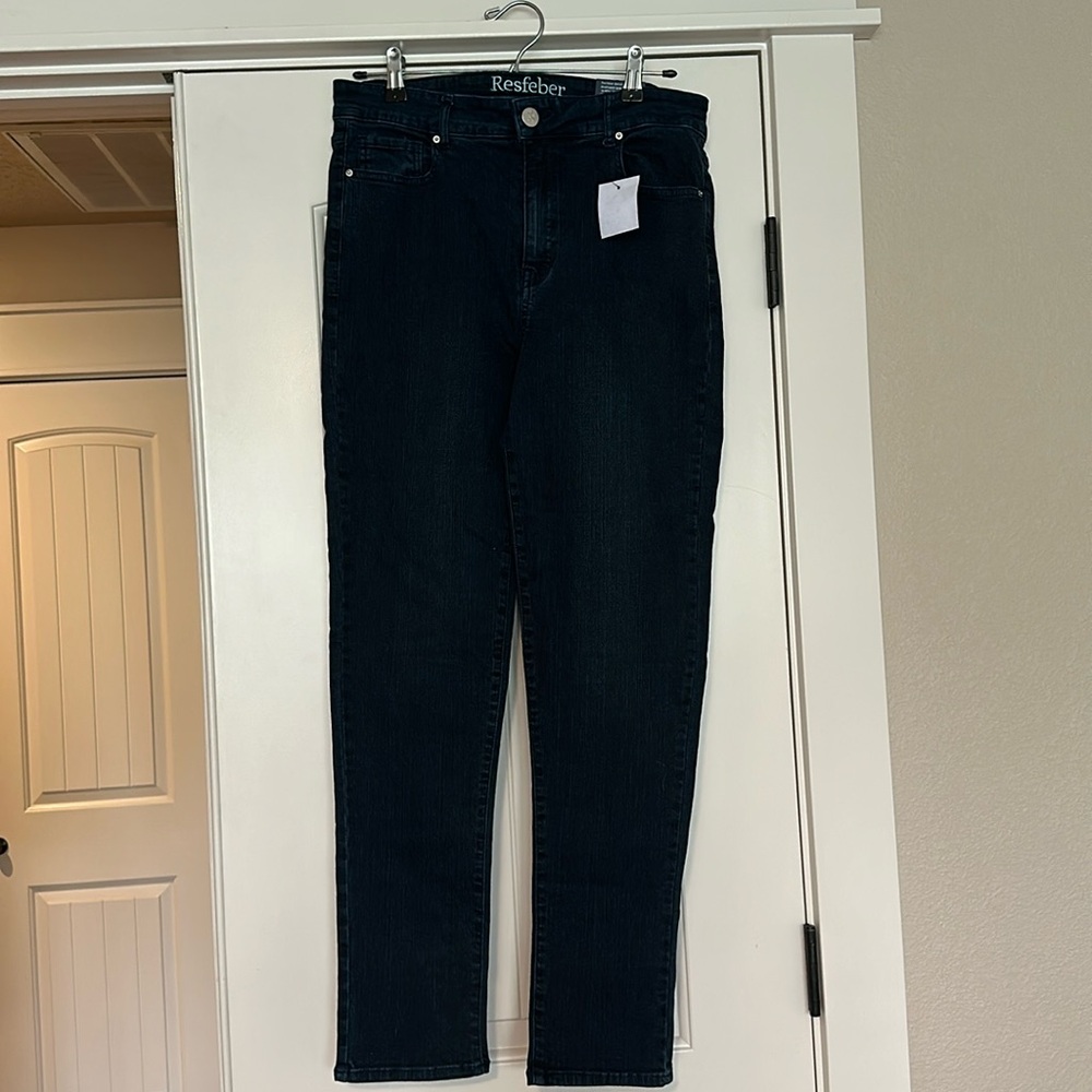 NWT - Resferber Denim, New York Collection,  Ultra stretch denim, dark blue